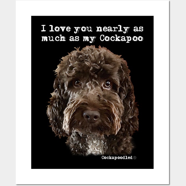 Cockapoo Love Wall Art by WoofnDoodle 